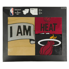 Miami Heat NBA Draft Pick Baby Body & Blanket Set - Taass sale