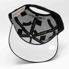 Miami Heat Mitchell & Ness Monogram NBA Trucker Cap Black - Taass US