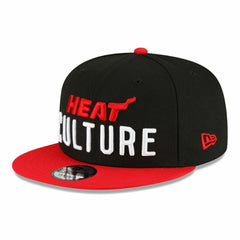 Miami Heat 2023 NBA City Edition New Era 9FIFTY Snapback Cap - Taass discount