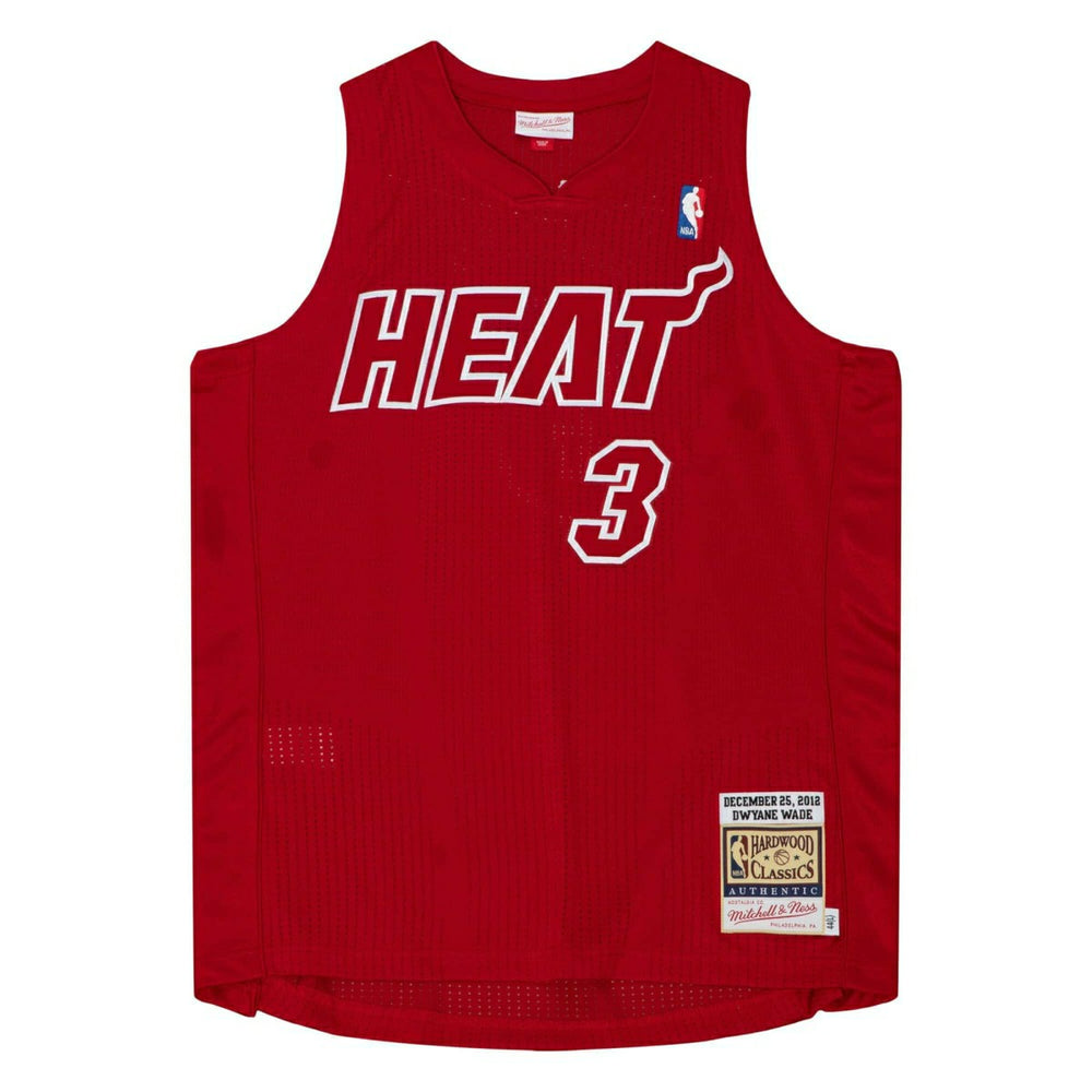 Dwyane Wade #3 Miami Heat 2012 Christmas Day Authentic NBA Jersey Red - Taass outlet
