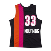 Alonzo Mourning #33 Miami Heat 2005-06 Mitchell & Ness Swingman NBA Jersey Alternate Black - Taass Online