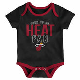 Miami Heat Game Time NBA Baby Bodysuit Set (3-Piece) - Taass outlet