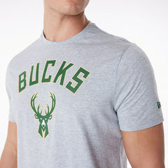 Milwaukee Bucks Team Logo New Era NBA T-Shirt - Taass on sale