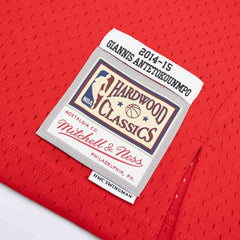Giannis Antetokounmpo #34 Milwaukee Bucks 2014-15 Mitchell & Ness Swingman NBA Jersey Red - Taass outlet