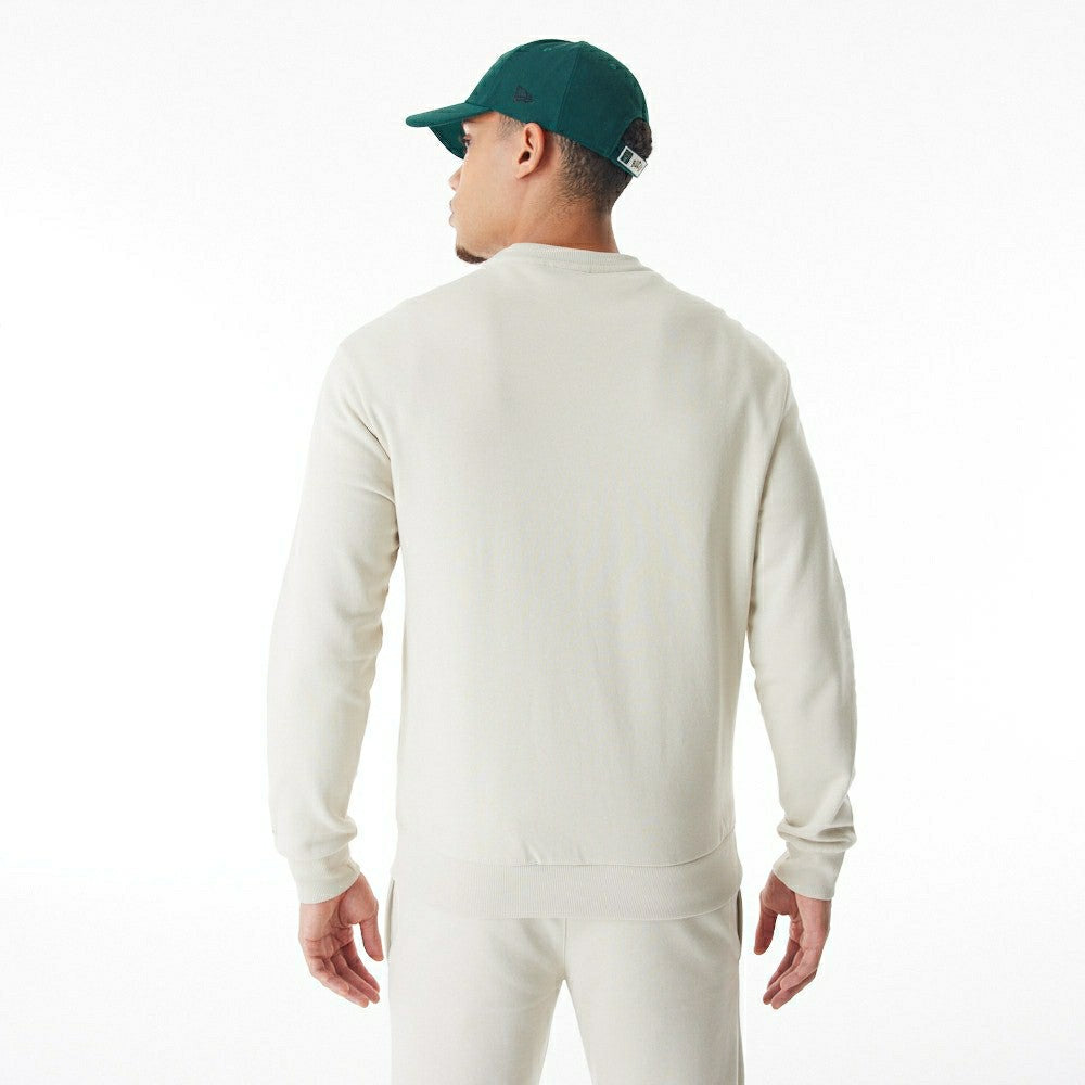 Milwaukee Bucks New Era NBA Crewneck Sweatshirt Stone - Taass sale