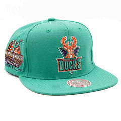 Milwaukee Bucks Desert Green All-Star Mitchell & Ness Snapback NBA Cap - Taass outlet