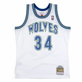 Isaiah Rider #34 Minnesota Timberwolves 1995-96 Mitchell & Ness Swingman NBA Jersey White - Taass discount