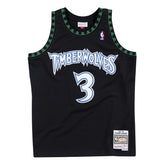 Stephon Marbury #3 Minnesota Timberwolves 1997-98 Swingman NBA Jersey Black - Taass on sale