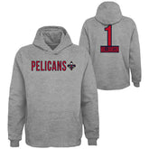 Zion Williamson #1 New Orleans Pelicans Player NBA Pullover Hoodie - Taass sale