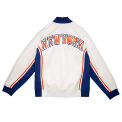 New York Knicks 1993-94 Authentic Warm Up NBA Jacket White - Taass on sale