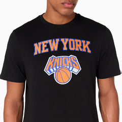 New York Knicks Team Logo New Era NBA T-Shirt - Taass on sale
