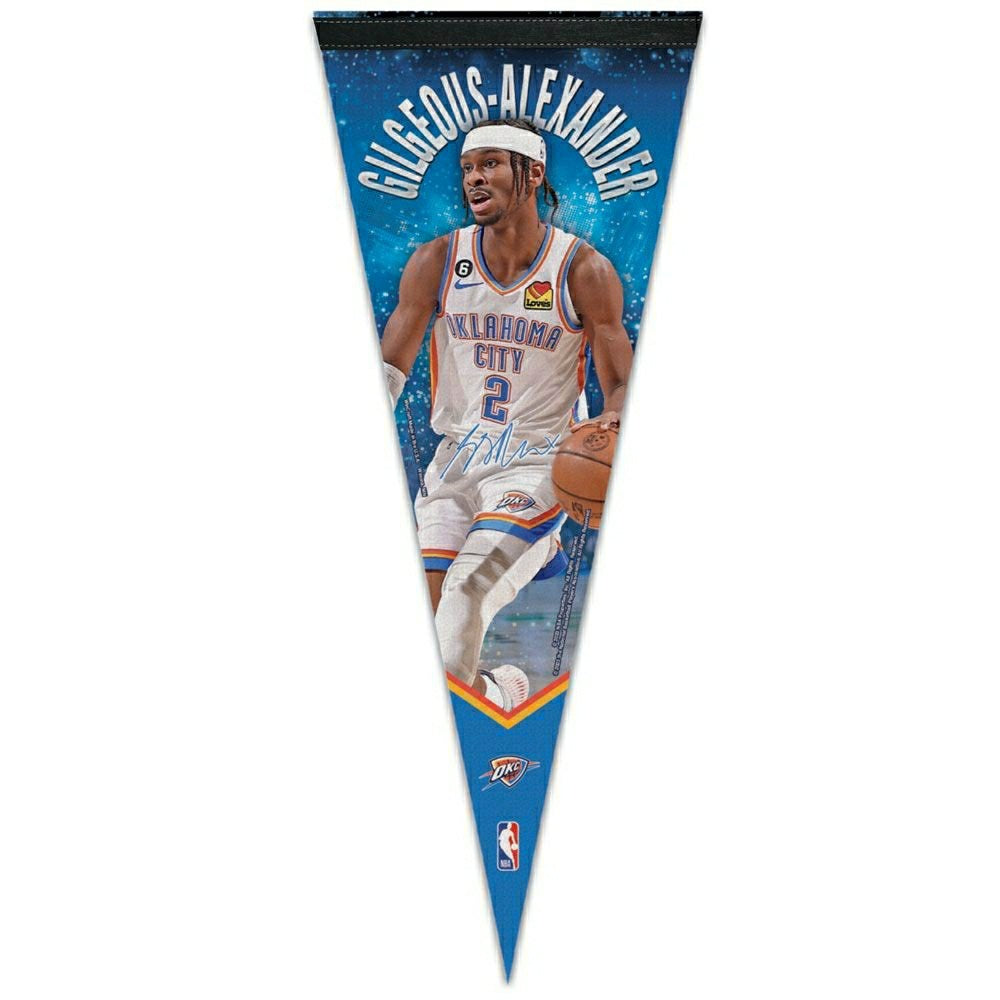 Shai Gilgeous-Alexander Oklahoma City Thunder WinCraft Premium NBA Pennant - Taass outlet