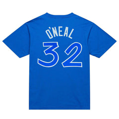 Shaquille O'Neal #32 Orlando Magic Player NBA T-Shirt Blue - Taass Online