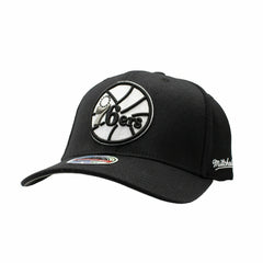 Philadelphia 76ers Monochrome Classic Red Stretch-Snap NBA Cap Black - Taass discount