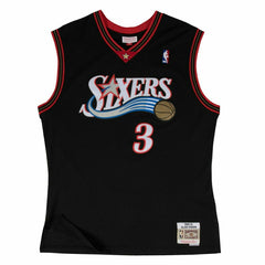 Allen Iverson #3 Philadelphia 76ers 2000-01 Swingman NBA Jersey Black - Taass on sale