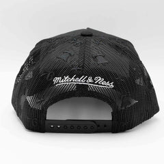 Philadelphia 76ers Mitchell & Ness Monogram NBA Trucker Cap Black - Taass sale