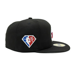 Philadelphia 76ers 75th Anniversary New Era 59FIFTY Fitted NBA Cap - Taass sale