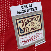 Allen Iverson #3 Philadelphia 76ers Monochrome Mitchell & Ness Swingman NBA Jersey Red - Taass discount