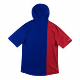 Philadelphia 76ers Split Mitchell & Ness Short Sleeve NBA Hoodie - Taass for sale