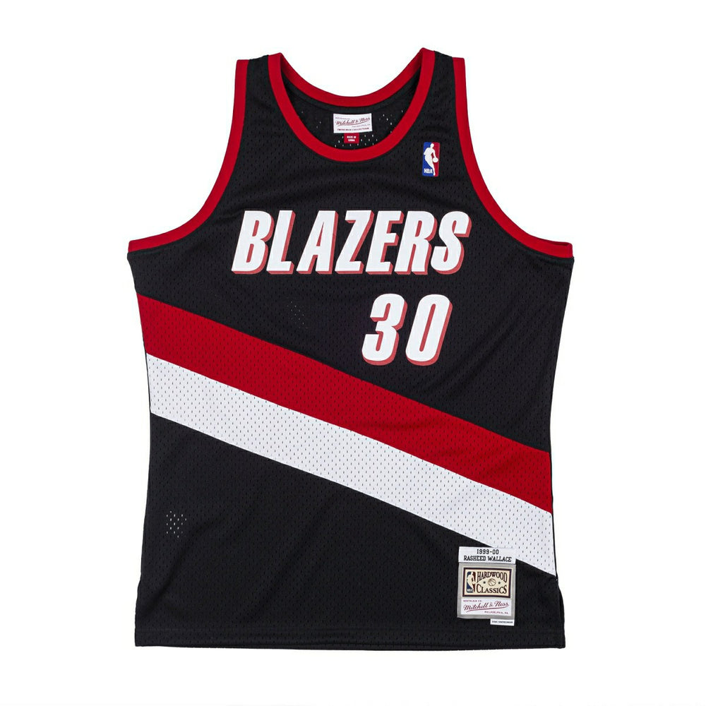 Rasheed Wallace #30 Portland Trail Blazers 1999-00 Swingman NBA Jersey Black - Taass for sale