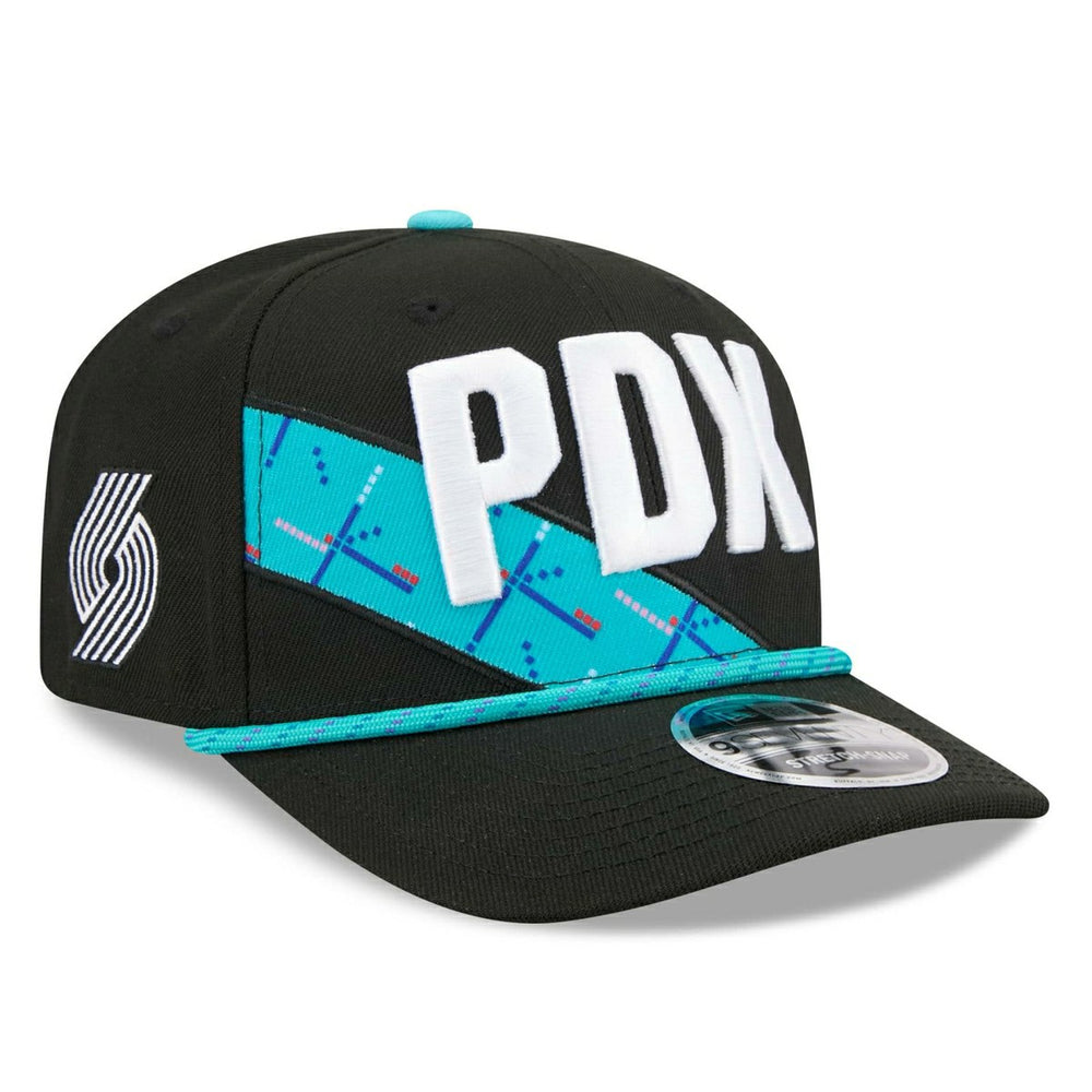 Portland Trail Blazers 2025-26 NBA City Edition 9SEVENTY Stretch-Snap Cap - Taass Online