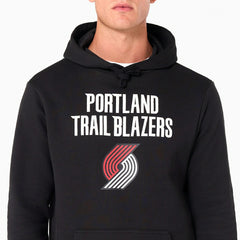 Portland Trail Blazers Team Logo New Era Hoodie NBA Sweatshirt - Taass sale