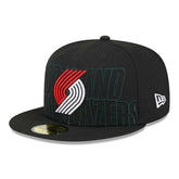 Portland Trail Blazers 2023 NBA Draft New Era 59FIFTY Fitted Cap Black - Taass US