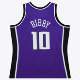 Mike Bibby #10 Sacramento Kings 2002-03 Mitchell & Ness Swingman NBA Jersey Purple - Taass on sale
