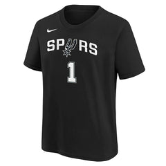 Victor Wembanyama #1 San Antonio Spurs Player NBA T-Shirt (YOUTH) - Taass sale