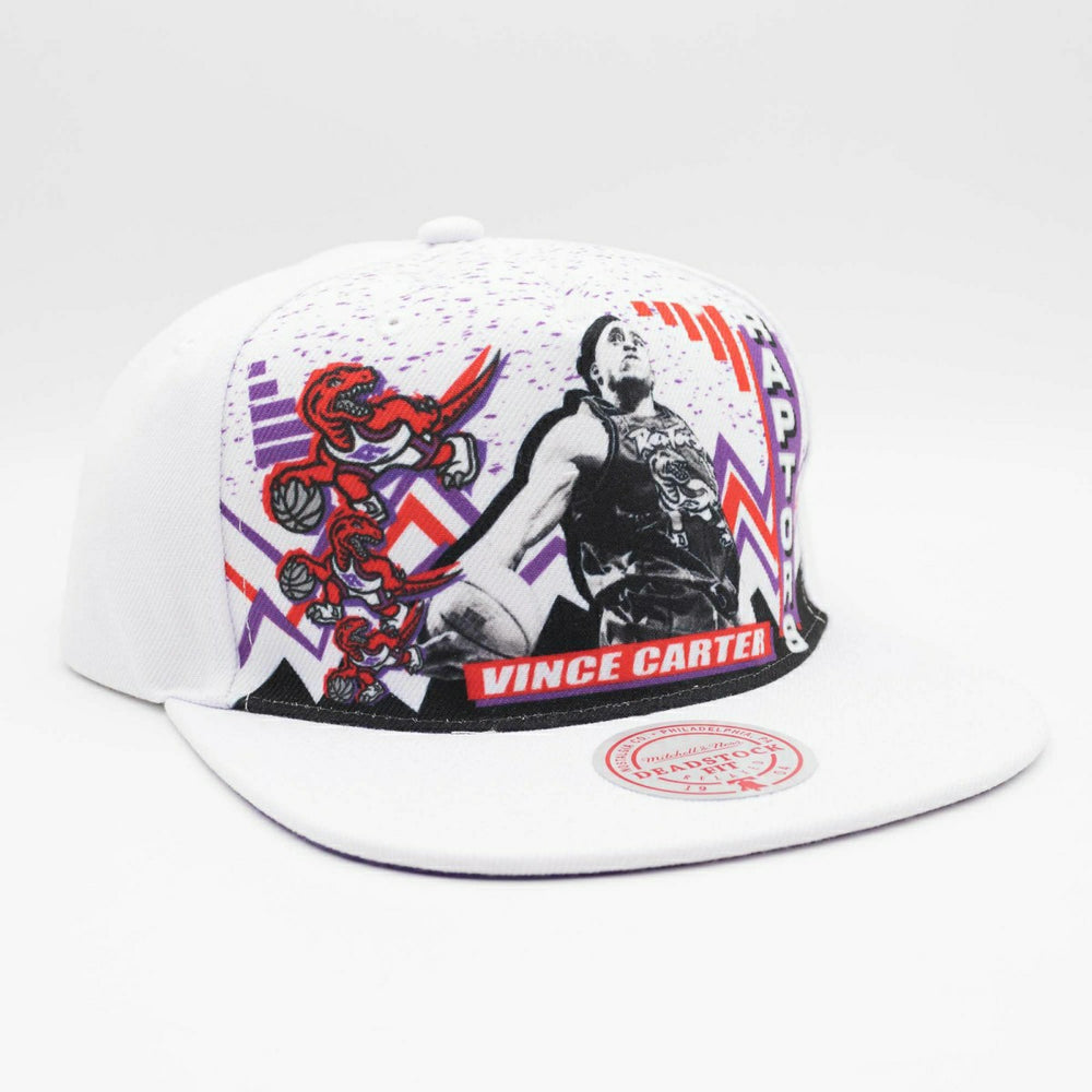 Toronto Raptors Vince Carter 90s Playa Mitchell & Ness Deadstock Snapback Cap - Taass US