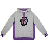 Toronto Raptors Pinnacle Mitchell & Ness NBA Heavyweight Fleece Hoodie Grey - Taass on sale