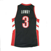 Kyle Lowry #3 Toronto Raptors 2012-13 Mitchell & Ness Swingman NBA Jersey Black - Taass outlet