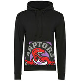 Toronto Raptors Cropped Logo Mitchell & Ness NBA Hoodie Black - Taass discount