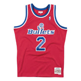 Chris Webber #2 Washington Bullets 1994-95 Swingman NBA Jersey Red - Taass for sale