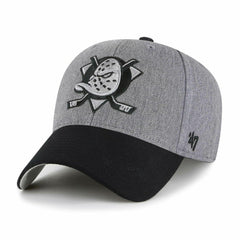 Anaheim Ducks '47 MVP Granite Adjustable NHL Cap Charcoal - Taass sale