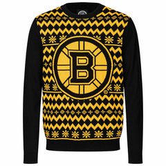 Boston Bruins NHL Big Logo Ugly Christmas Sweater - Taass sale