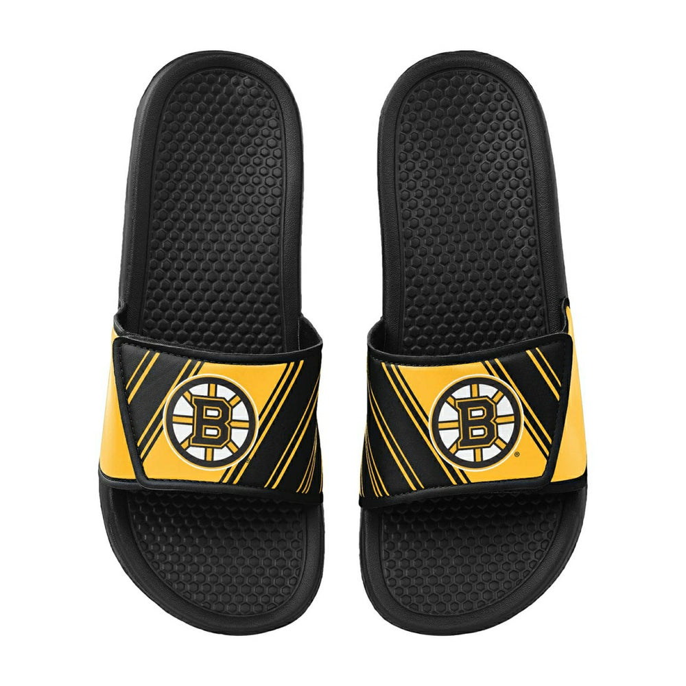 Boston Bruins Legacy Velcro NHL Sport Slides - Taass Online