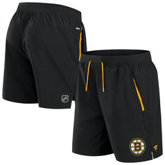 Boston Bruins 2024/25 Authentic Pro Locker Room NHL Shorts Black - Taass on sale
