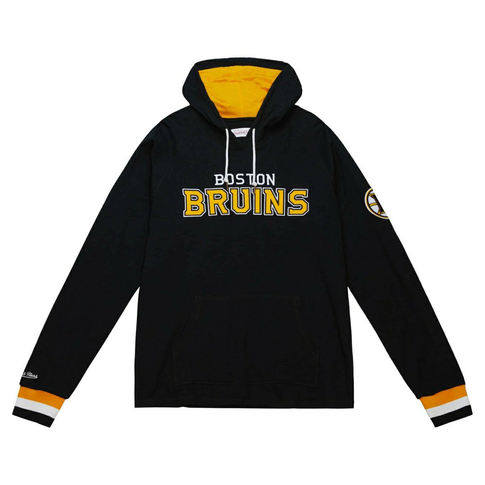 Boston Bruins Legendary Slub Mitchell & Ness NHL Long Sleeve Hoodie - Taass Online