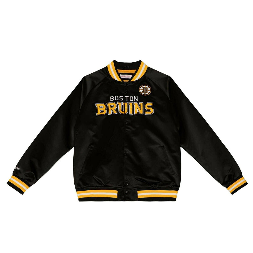 Boston Bruins Mitchell & Ness Lightweight Satin NHL Jacket - Taass outlet