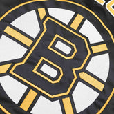 Boston Bruins Heavyweight Satin Mitchell & Ness NHL Jacket Black - Taass US