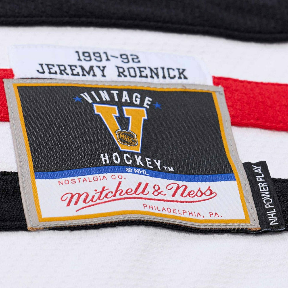 Jeremy Roenick #27 Chicago Blackhawks 1991-92 Premium Power Play NHL Jersey White - Taass on sale