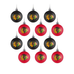 Chicago Blackhawks NHL Christmas Ornament Set (12-Piece) - Taass discount