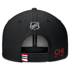 Chicago Blackhawks 2024/25 NHL Authentic Pro Rink Prime Snapback Cap - Taass for sale