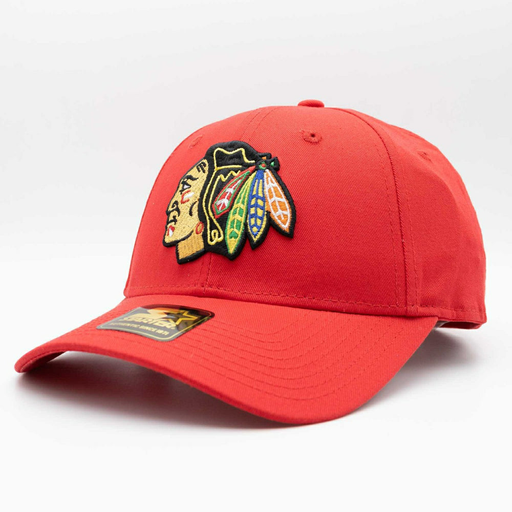 Chicago Blackhawks Starter Score NHL Snapback Cap Red - Taass discount