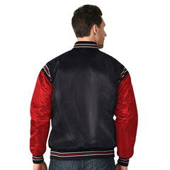 Chicago Blackhawks Enforcer NHL Varsity Satin Jacket - Taass discount