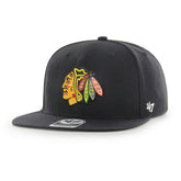 Chicago Blackhawks No Shot Captain Snapback NHL Cap - Taass US