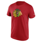 Chicago Blackhawks Primary Logo NHL T-Shirt Red - Taass for sale