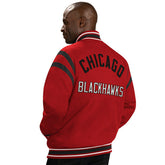 Chicago Blackhawks G-III Tailback NHL Varsity Jacket Red - Taass US