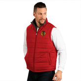 Chicago Blackhawks G-III NHL Reversible Sherpa Winter Vest - Taass on sale